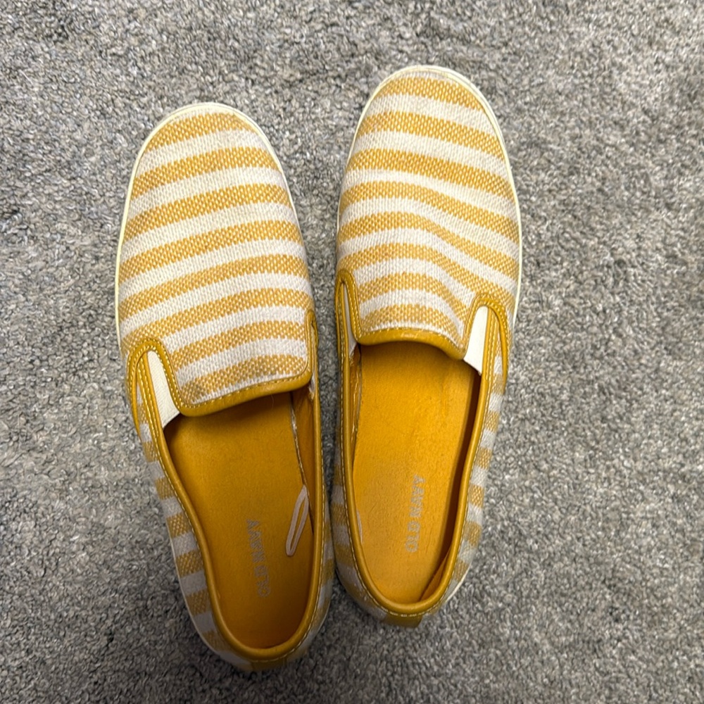 Old Navy Stripe Slip On Sneakers